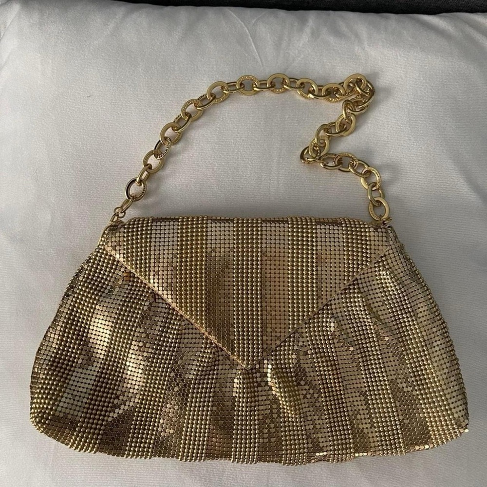 BCBG Gold Chain Clutch